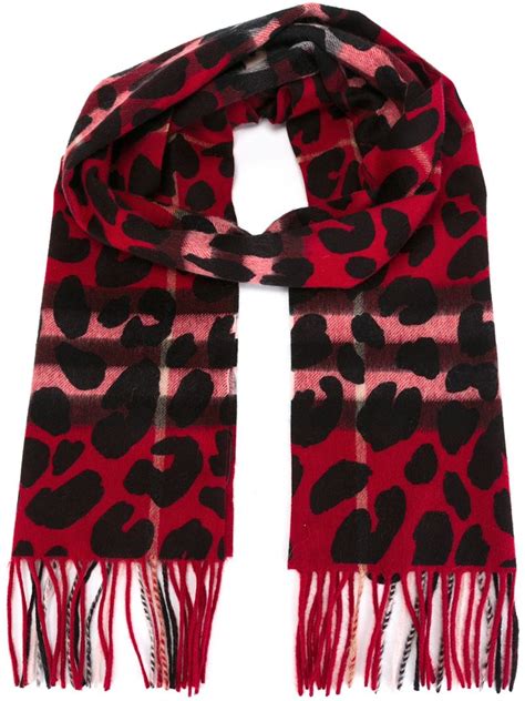 burberry red animal print scarf|burberry print scarf knock off.